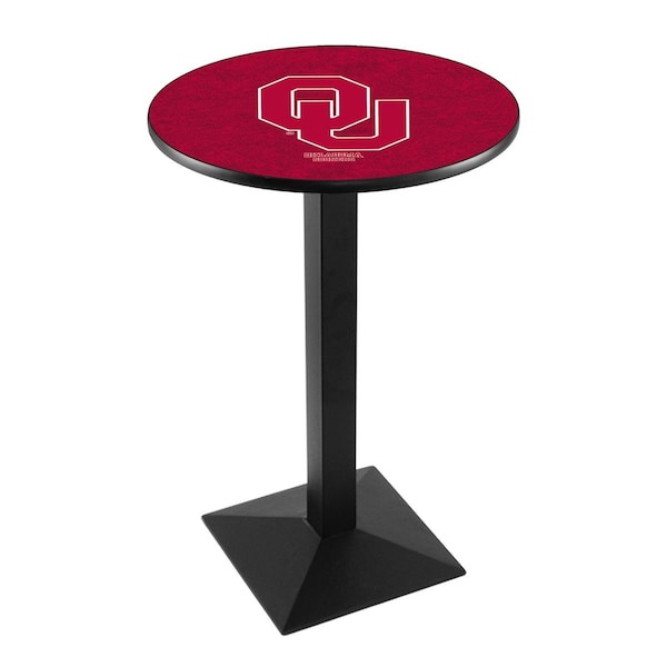 42" Blk Wrinkle Oklahoma Pub Table